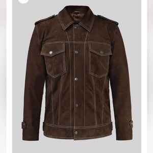 STUDIOSUITS Rubber Soul Suede Leather Jacket